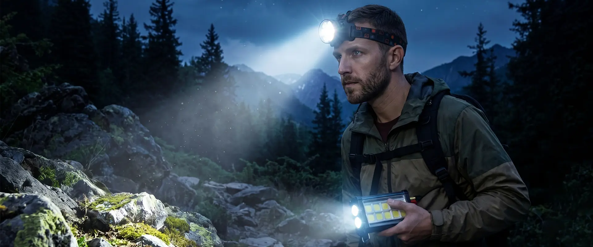 Lampada frontale a LED professionale Forest Tiger: direttamente dalla fabbrica OEM