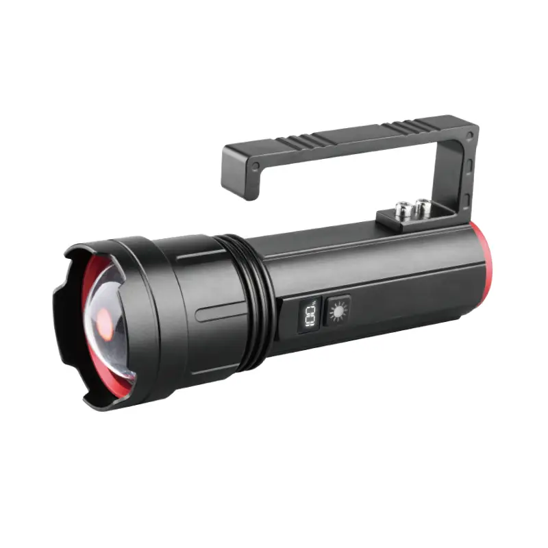 Torcia portatile laser bianca da 50 W ricaricabile