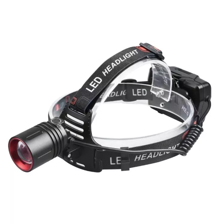 Lampada frontale CREE XHP P50 LED ricaricabile