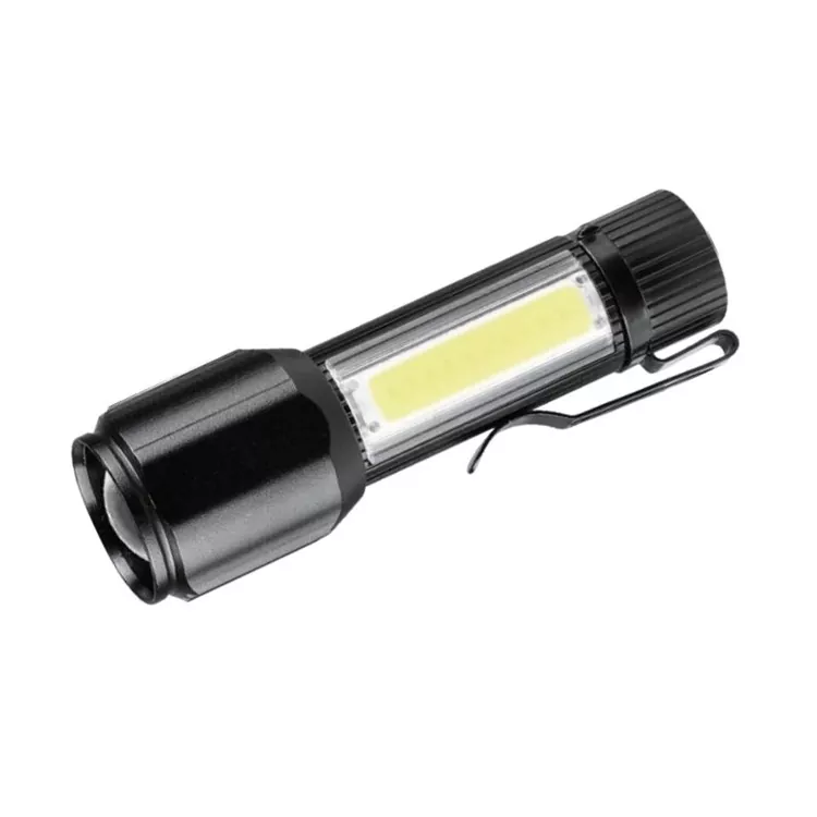 Torcia a LED con luce da lavoro a clip per campeggio di riparazione auto