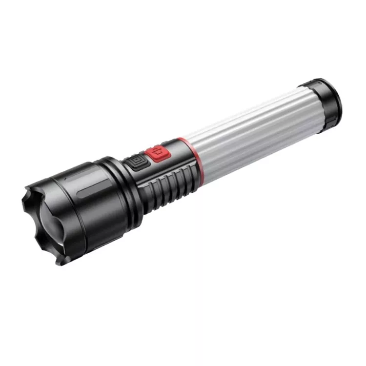 Torcia LED portatile con spia rossa e blu