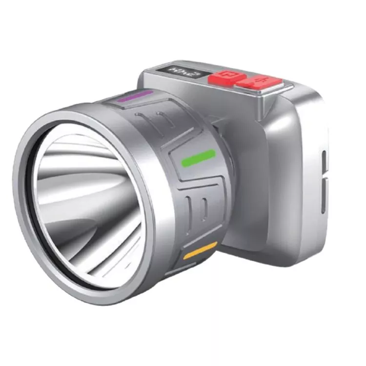 Lampada frontale a LED laser bianca ricaricabile ad alta luminosità